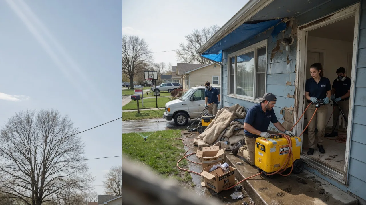 Basement Flood Cleanup in Hollister, OK near me
